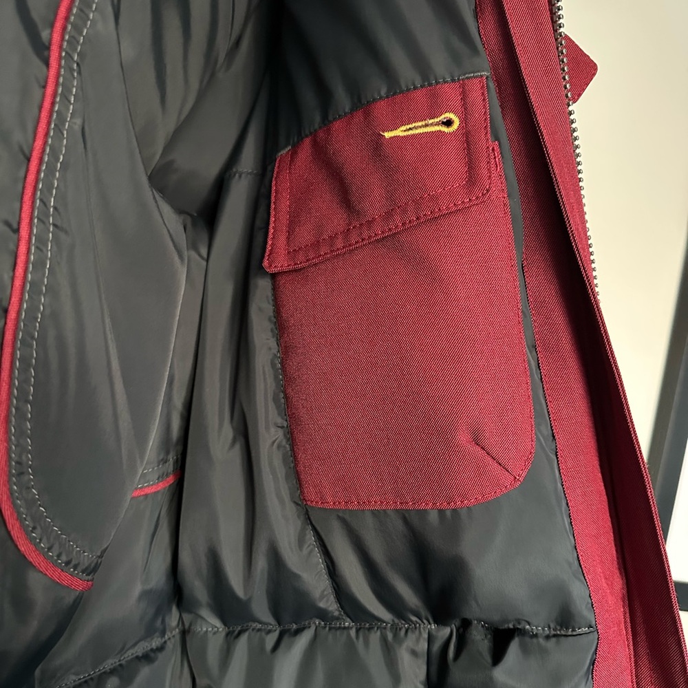 Lle Size Medium Red Winter Down Jacket - image 4